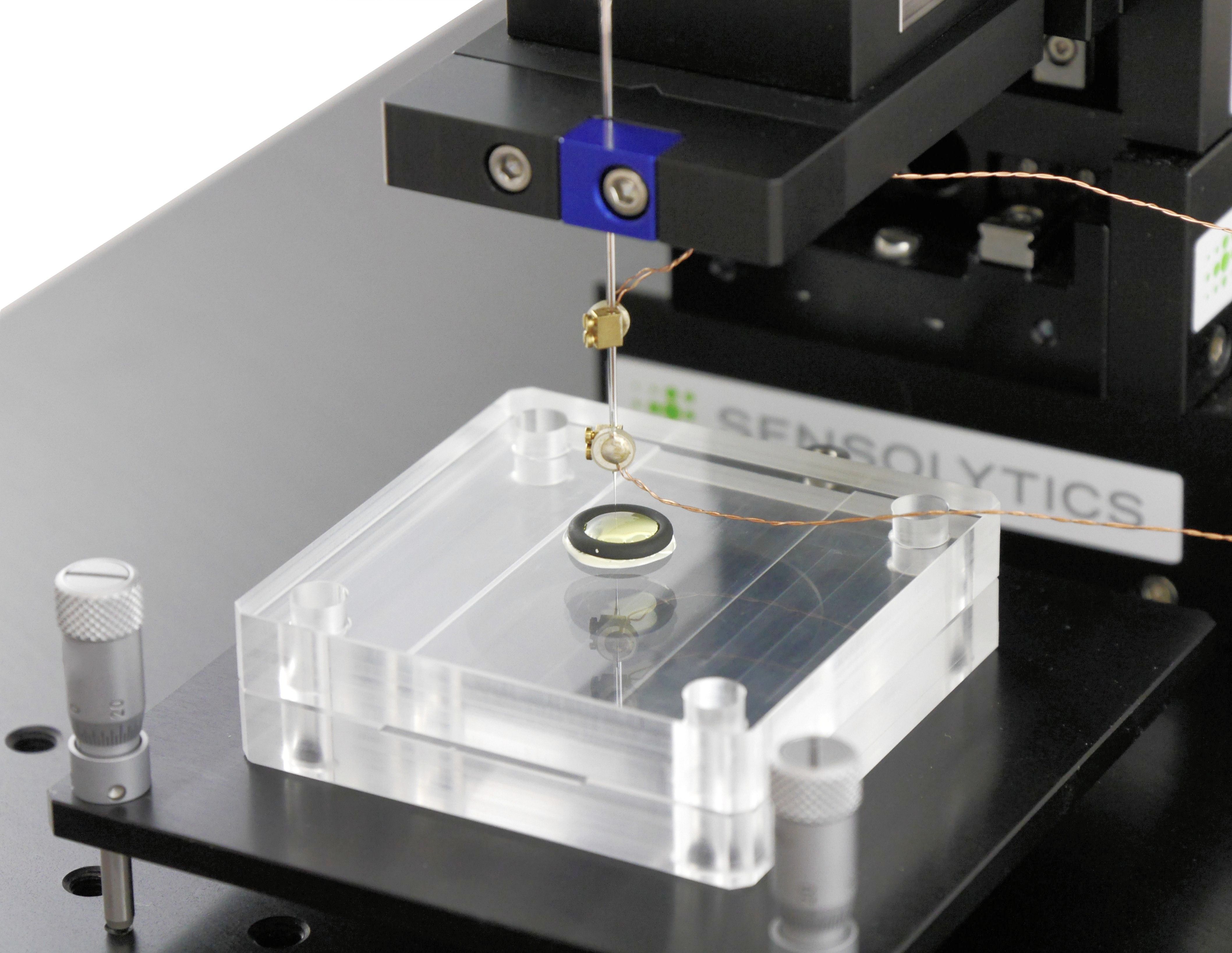 Sensolytics Option Shearforce for SECM - Tuning Fork Based Non-Contact Distance Control